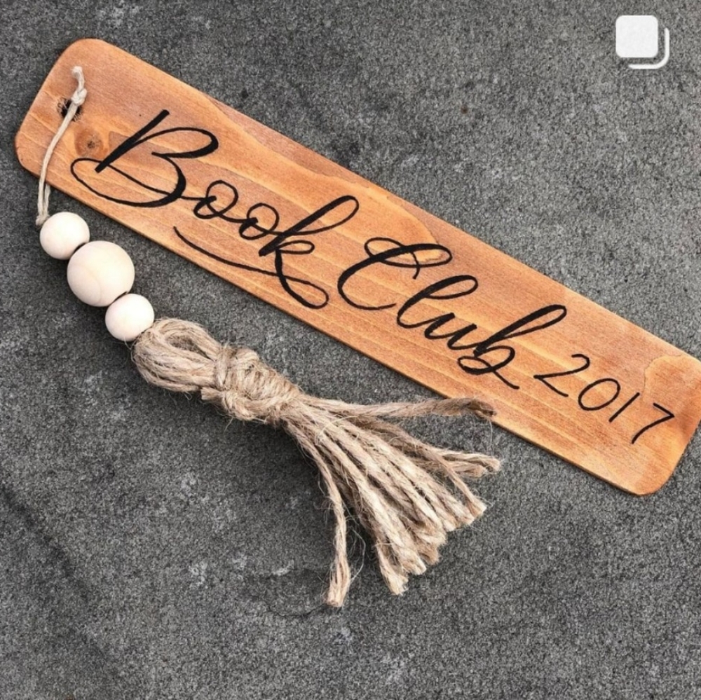 $10 Add-On to any J. Wright Rouse Book - Hand Crafted Engraved Wooden Bookmarks - Picture 3 of 13